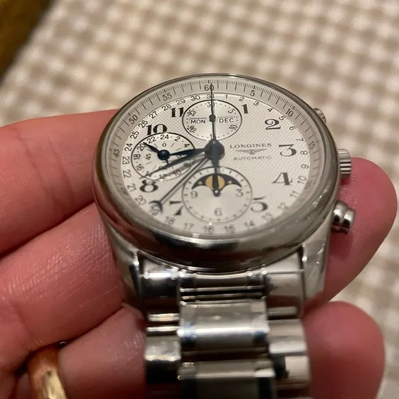 **SOLD** Longines Master Collection Moonphase Chronograph - Picture 5 of 10